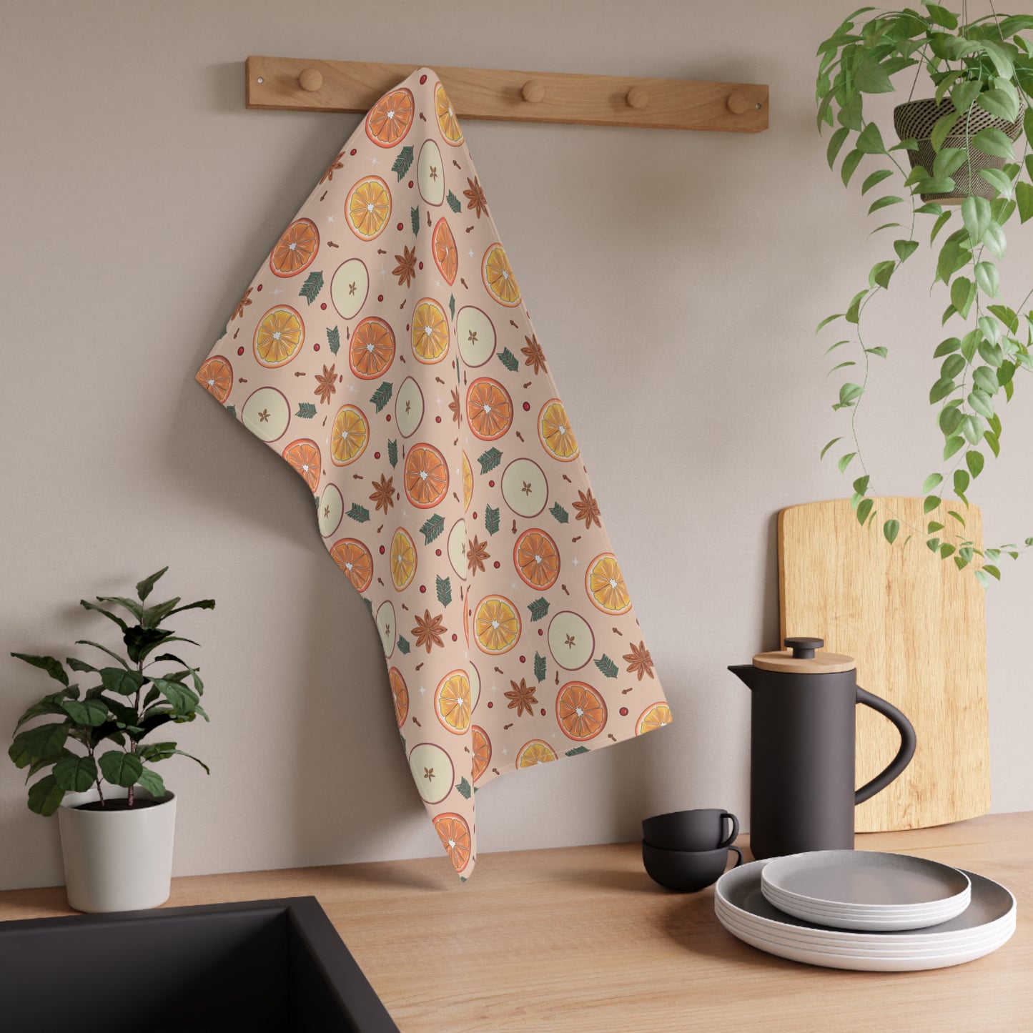 Citrus Spice Tea Towel