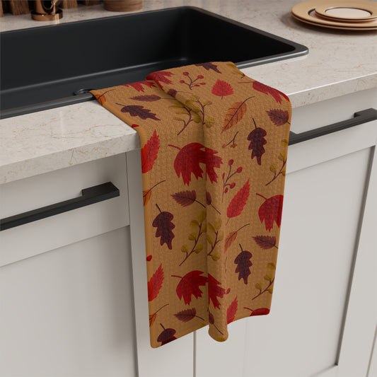 Fall Leaves Tea Towel