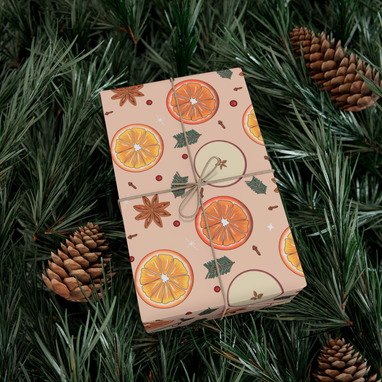 Citrus Spice Artisan Gift Wrap