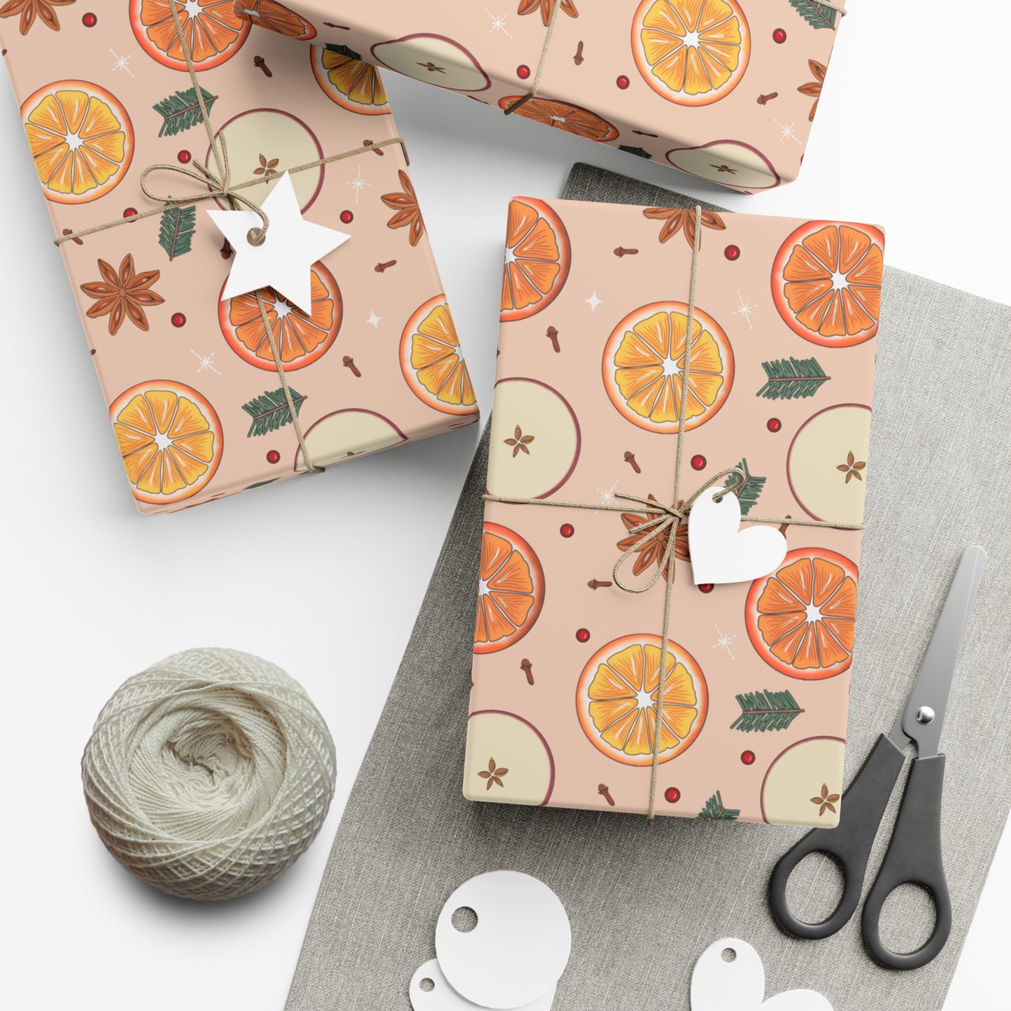 Citrus Spice Artisan Gift Wrap