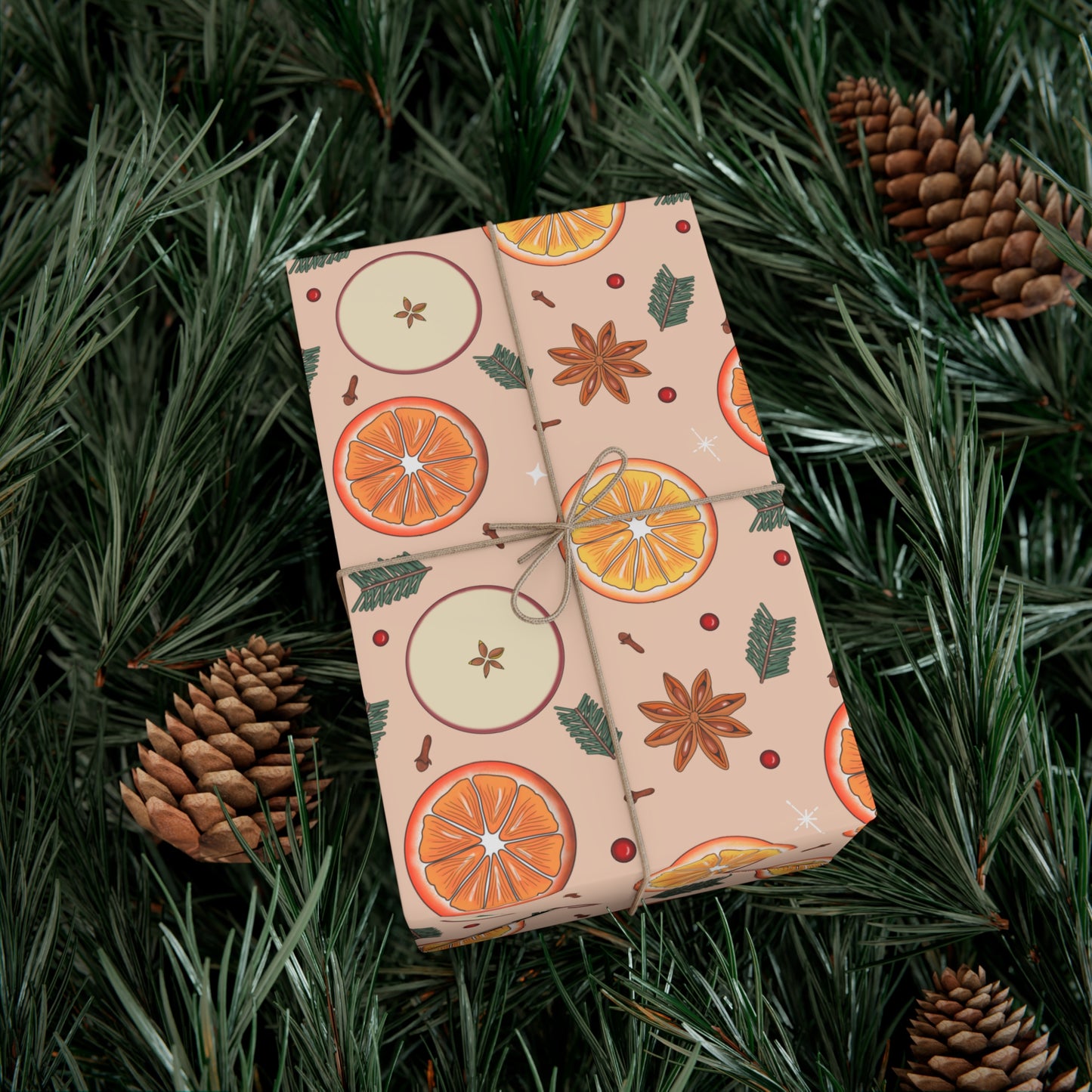 Citrus Spice Artisan Gift Wrap