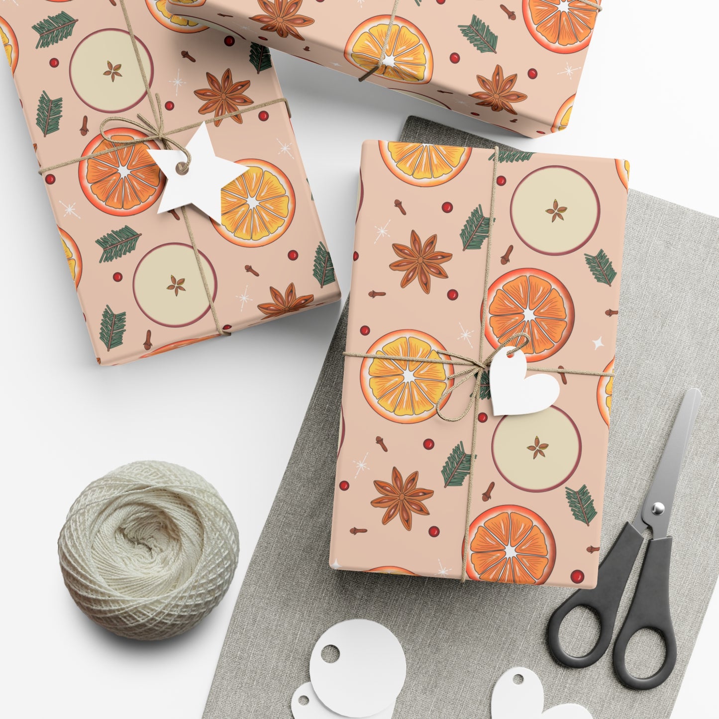 Citrus Spice Artisan Gift Wrap