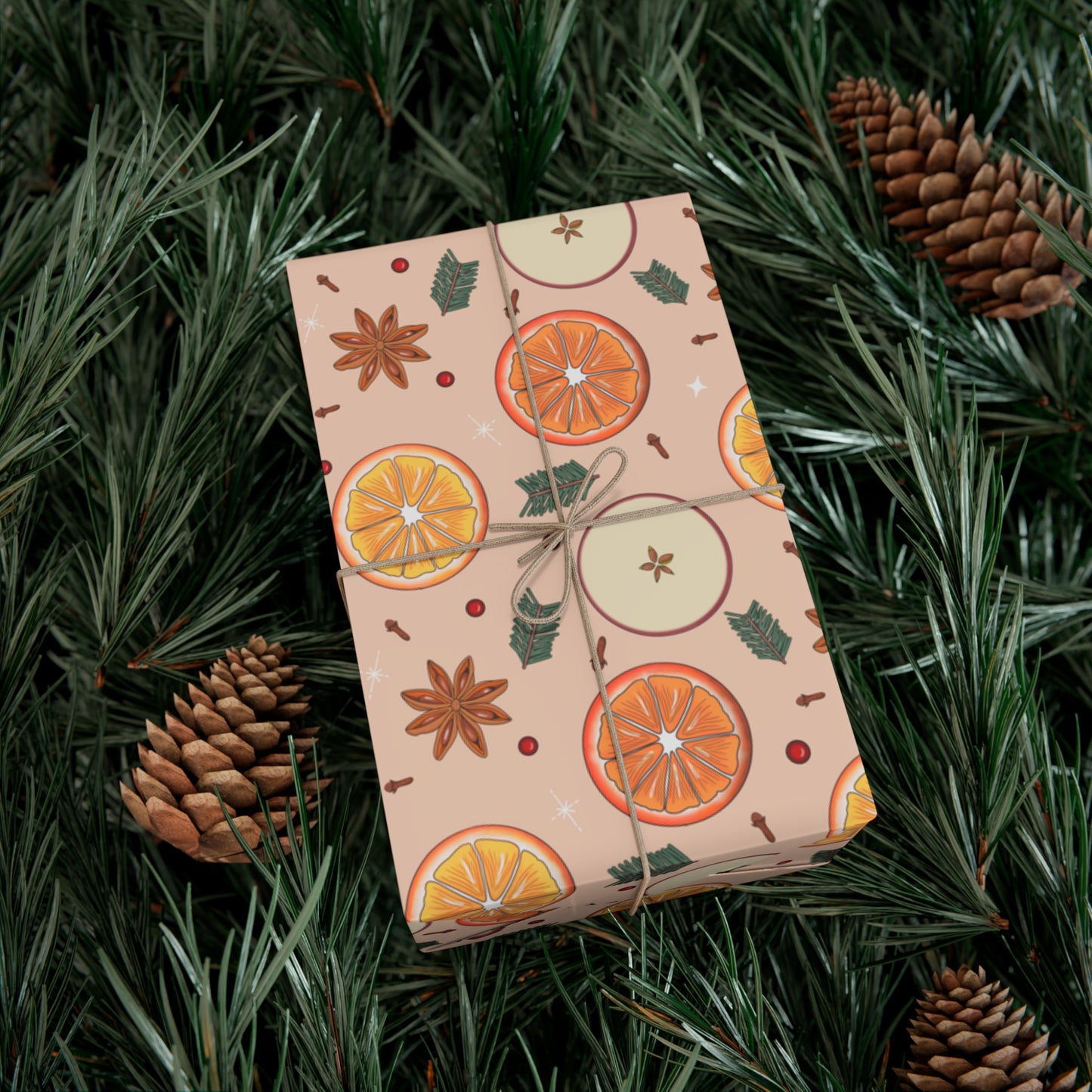 Citrus Spice Artisan Gift Wrap