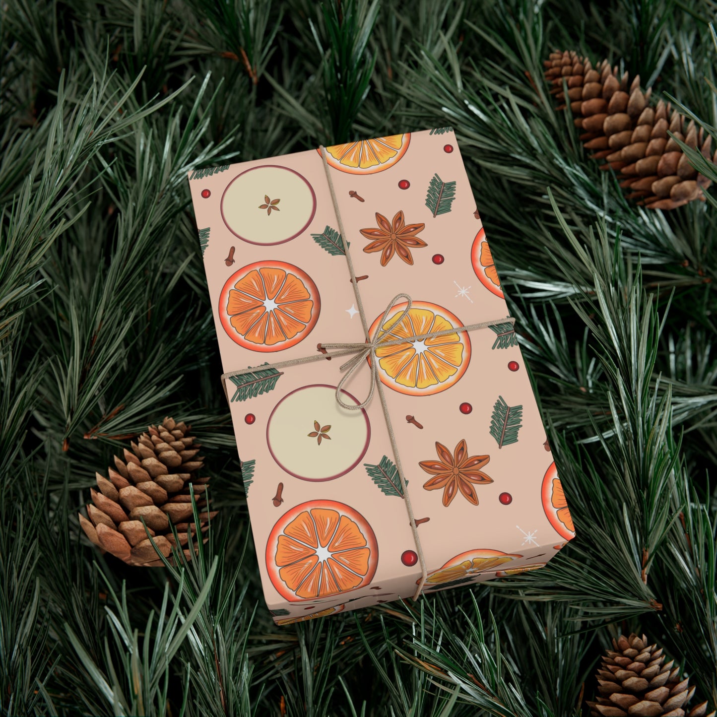 Citrus Spice Artisan Gift Wrap