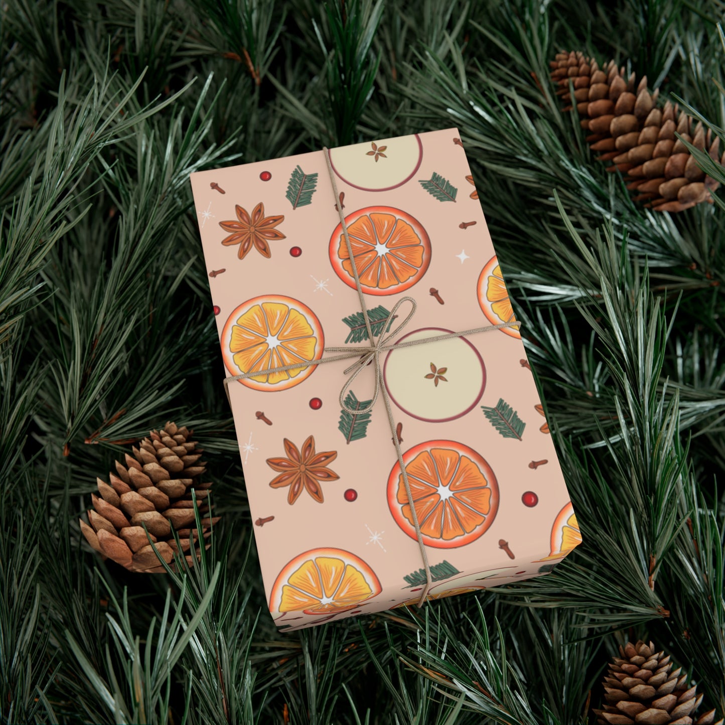 Citrus Spice Artisan Gift Wrap