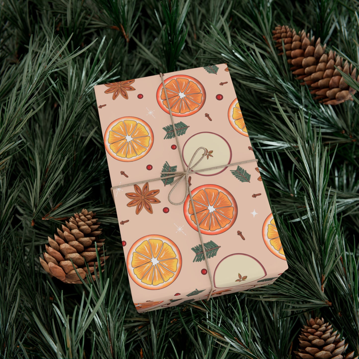 Citrus Spice Artisan Gift Wrap