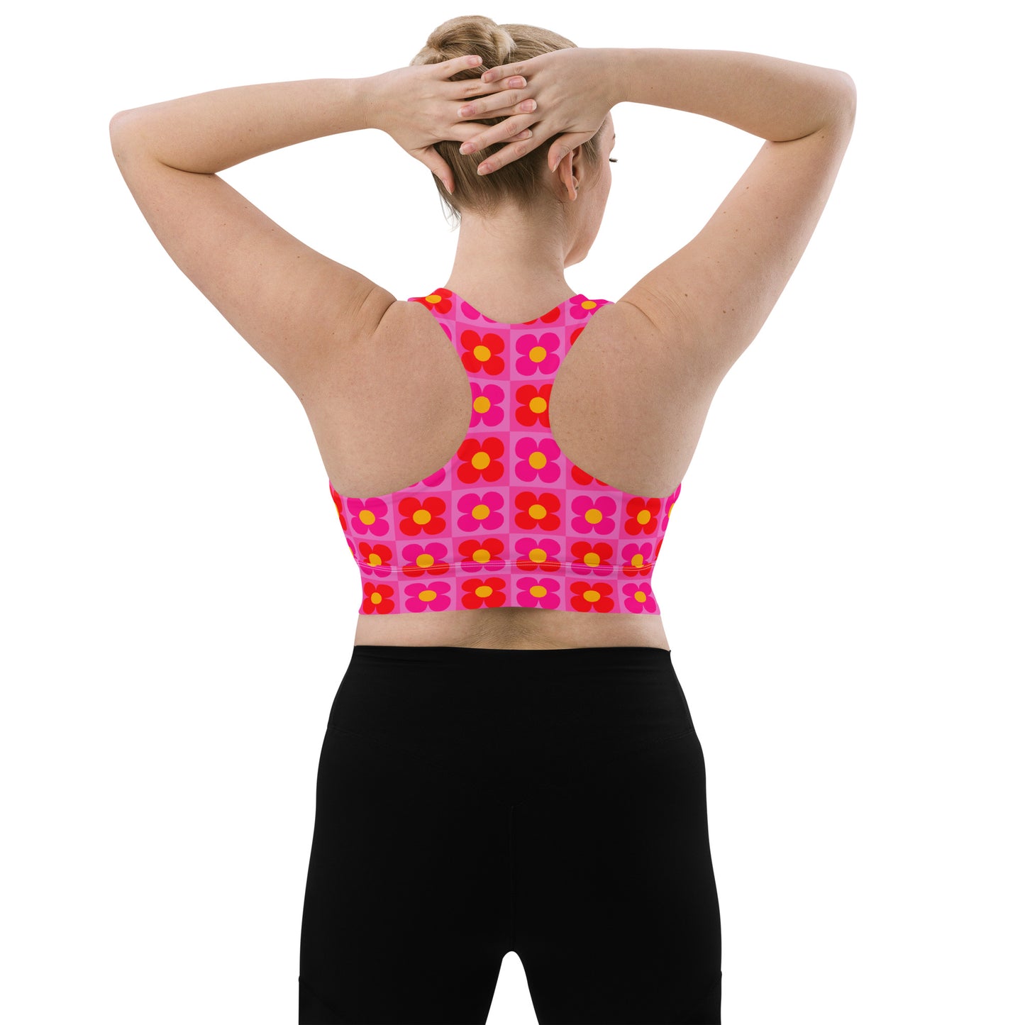 Groovy Long Line Sports Bra