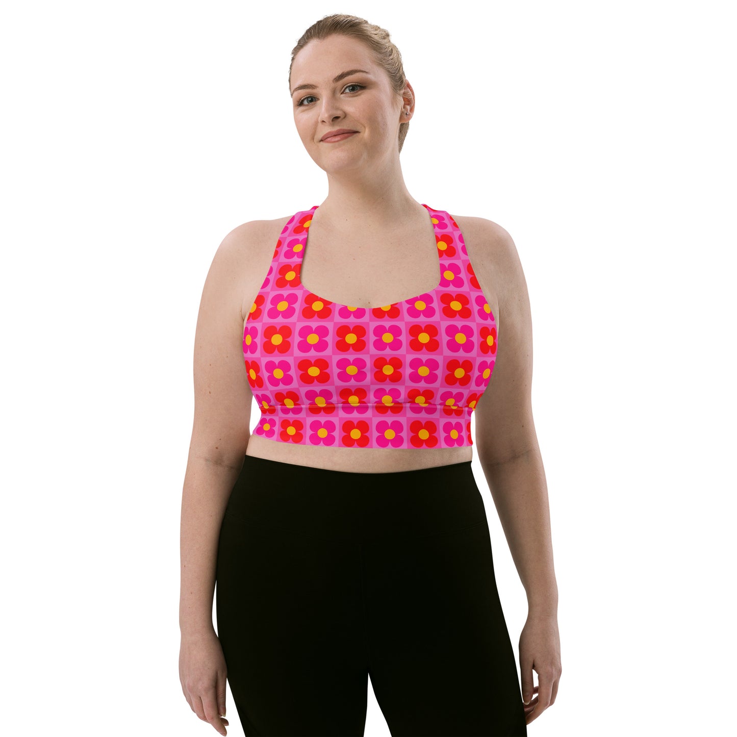 Groovy Long Line Sports Bra