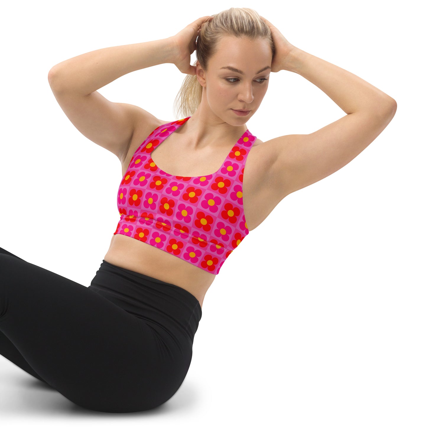 Groovy Long Line Sports Bra