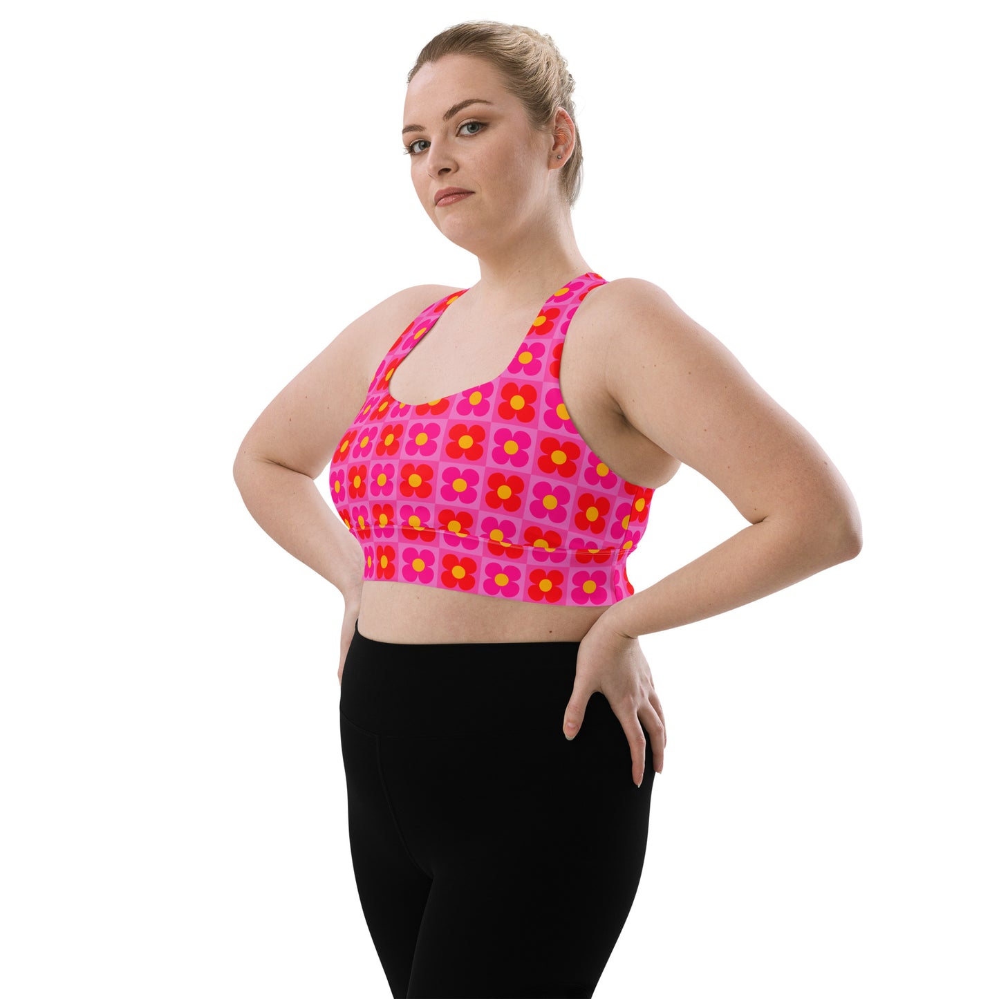 Groovy Long Line Sports Bra