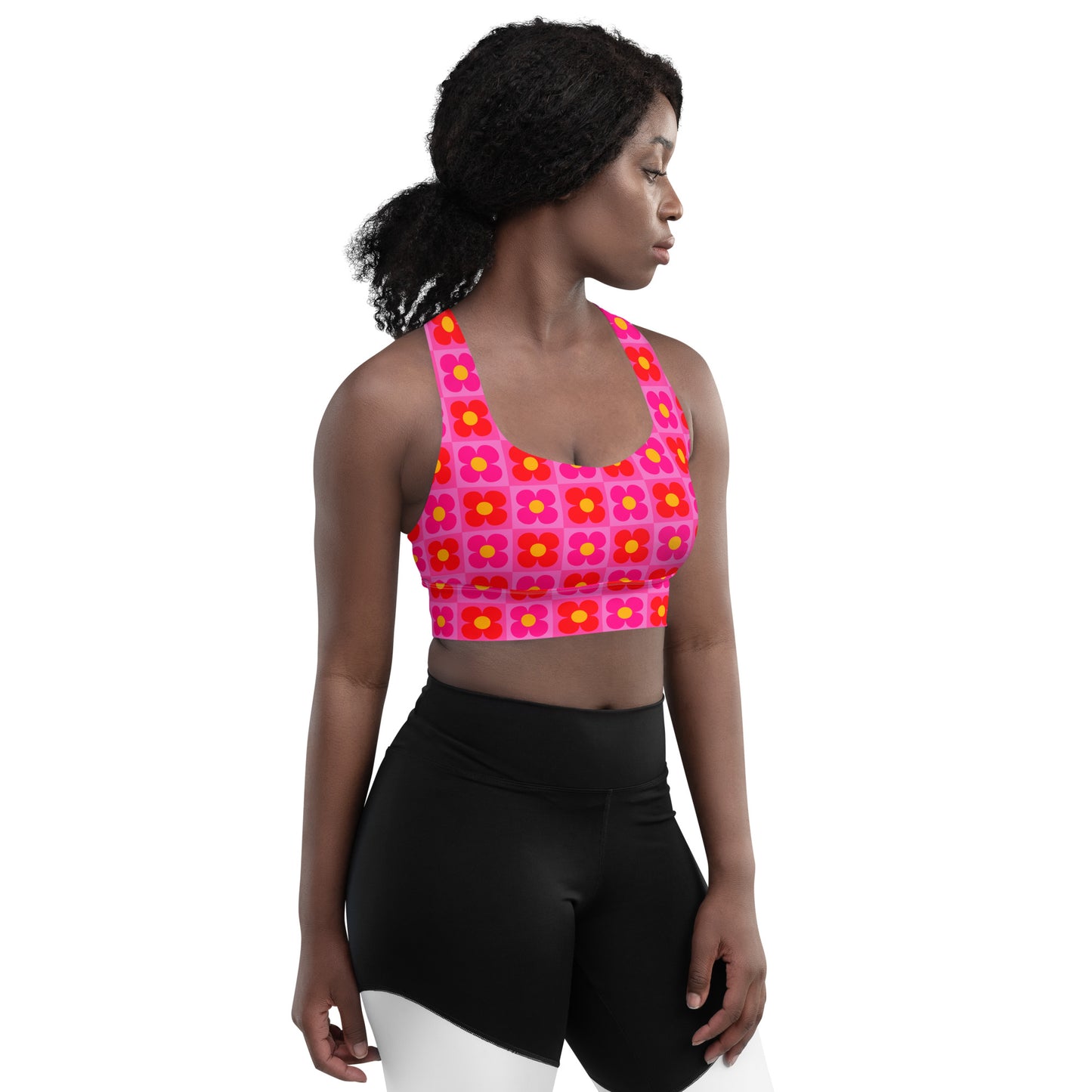 Groovy Long Line Sports Bra