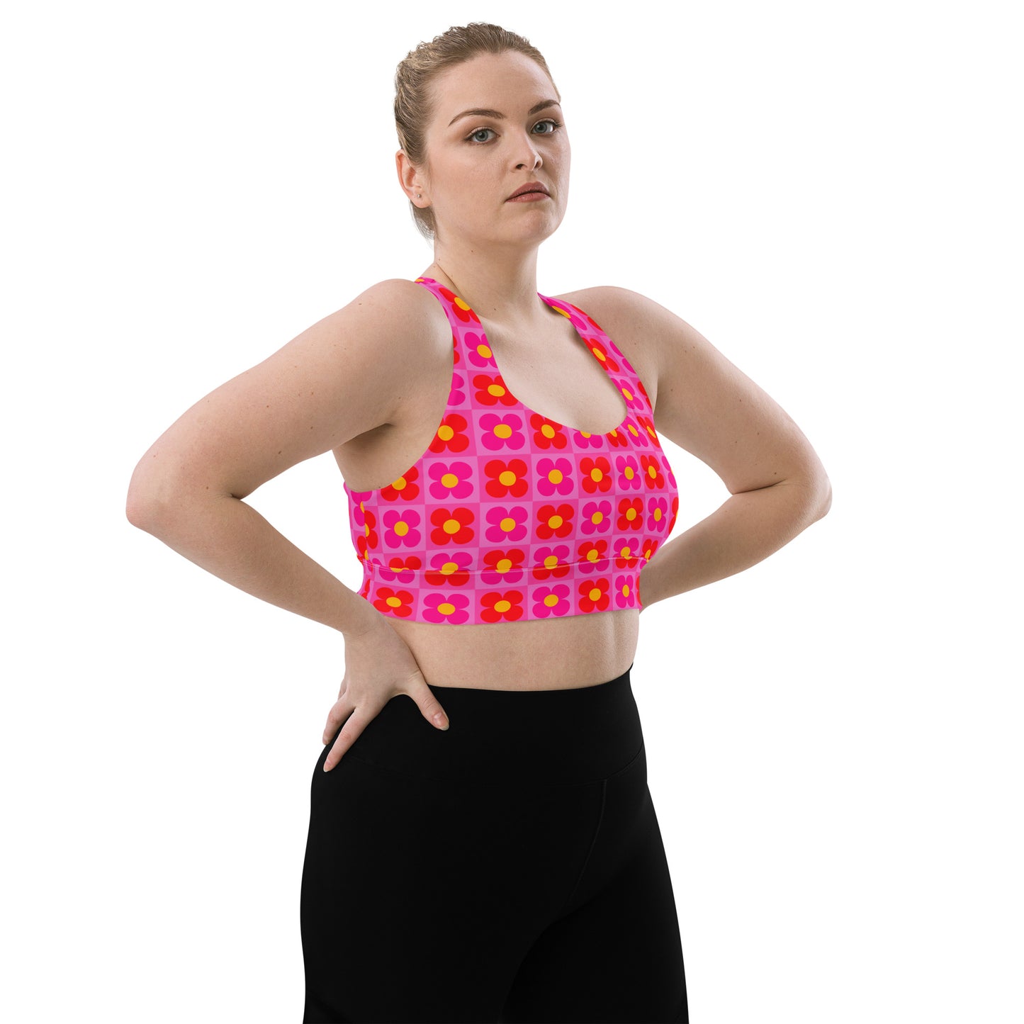 Groovy Long Line Sports Bra