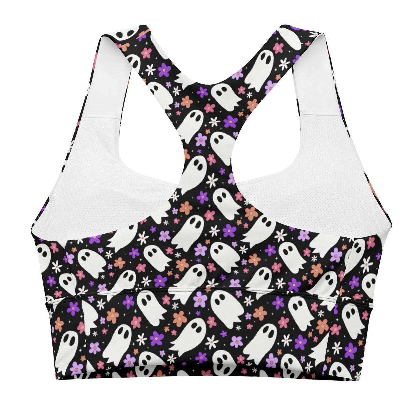 Ghosts in the Flowers Sports Bra